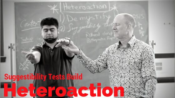 Suggestibility Tests build Heteroaction
