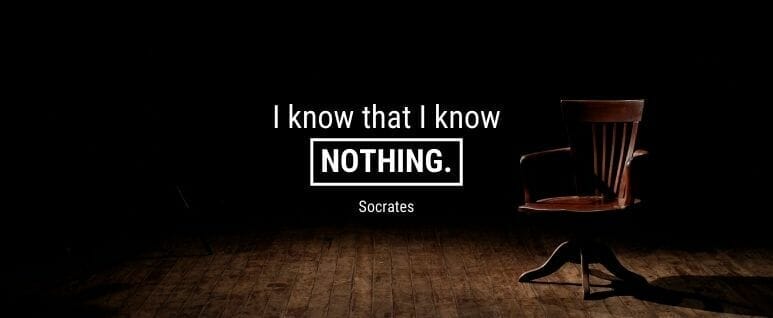 4 Socrates quote I know nothing