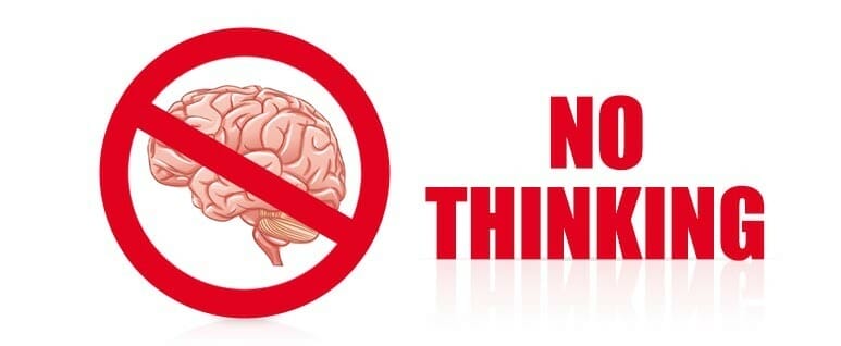 Language Pattern Lesson: “Of Course You Are Completely Free to no thinking