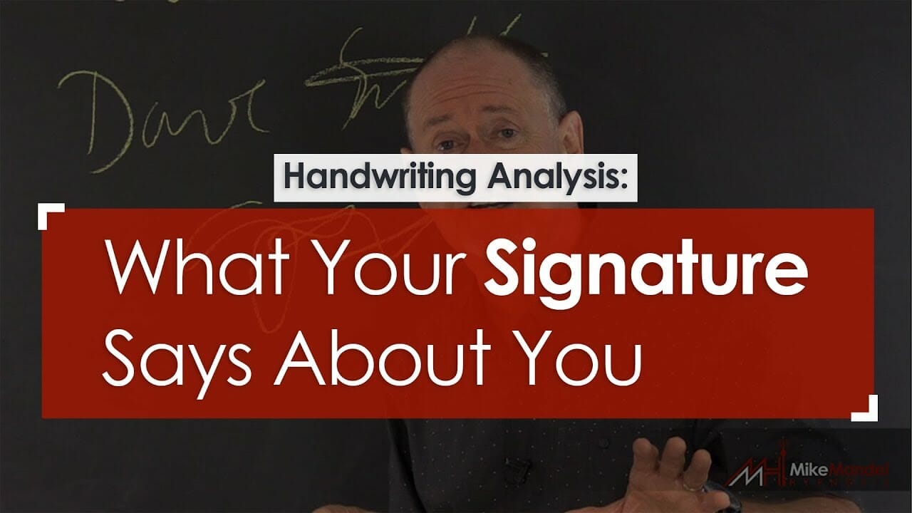 Mike Mandel Handwriting Analysis Signature