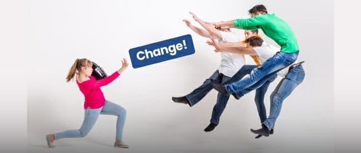 Woman Woman Sending People Flying