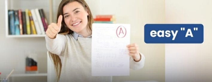 Distinctions - Mike Mandel Hypnosis Blog Image 01 Smiling Woman Exhibiting A School Test Marked With An A